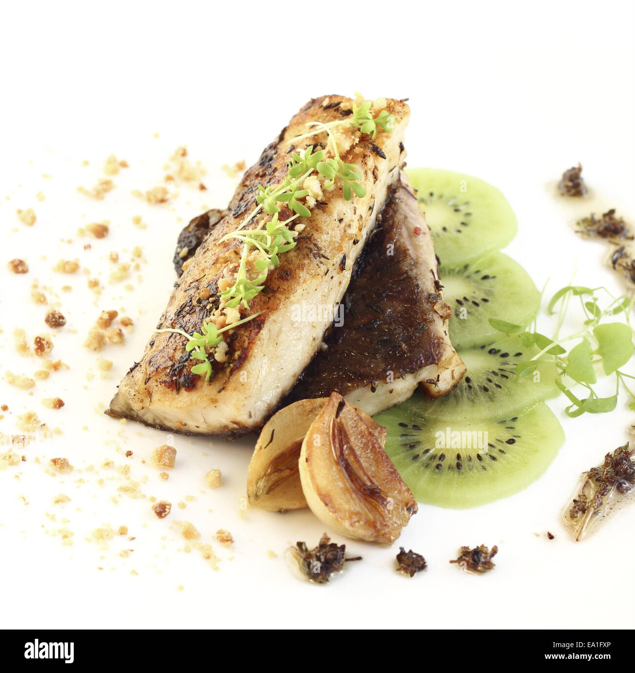 Fried fish fillet Stock Photo - Alamy