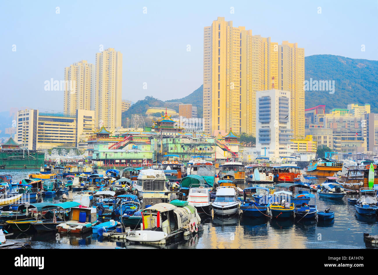 District Aberdeen in Hong Kong Stock Photo