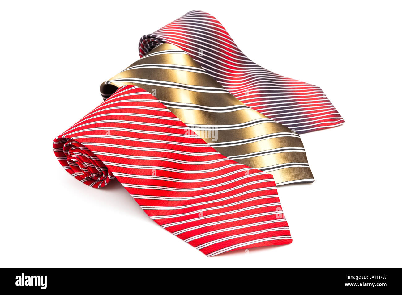 three striped necktie Stock Photo - Alamy