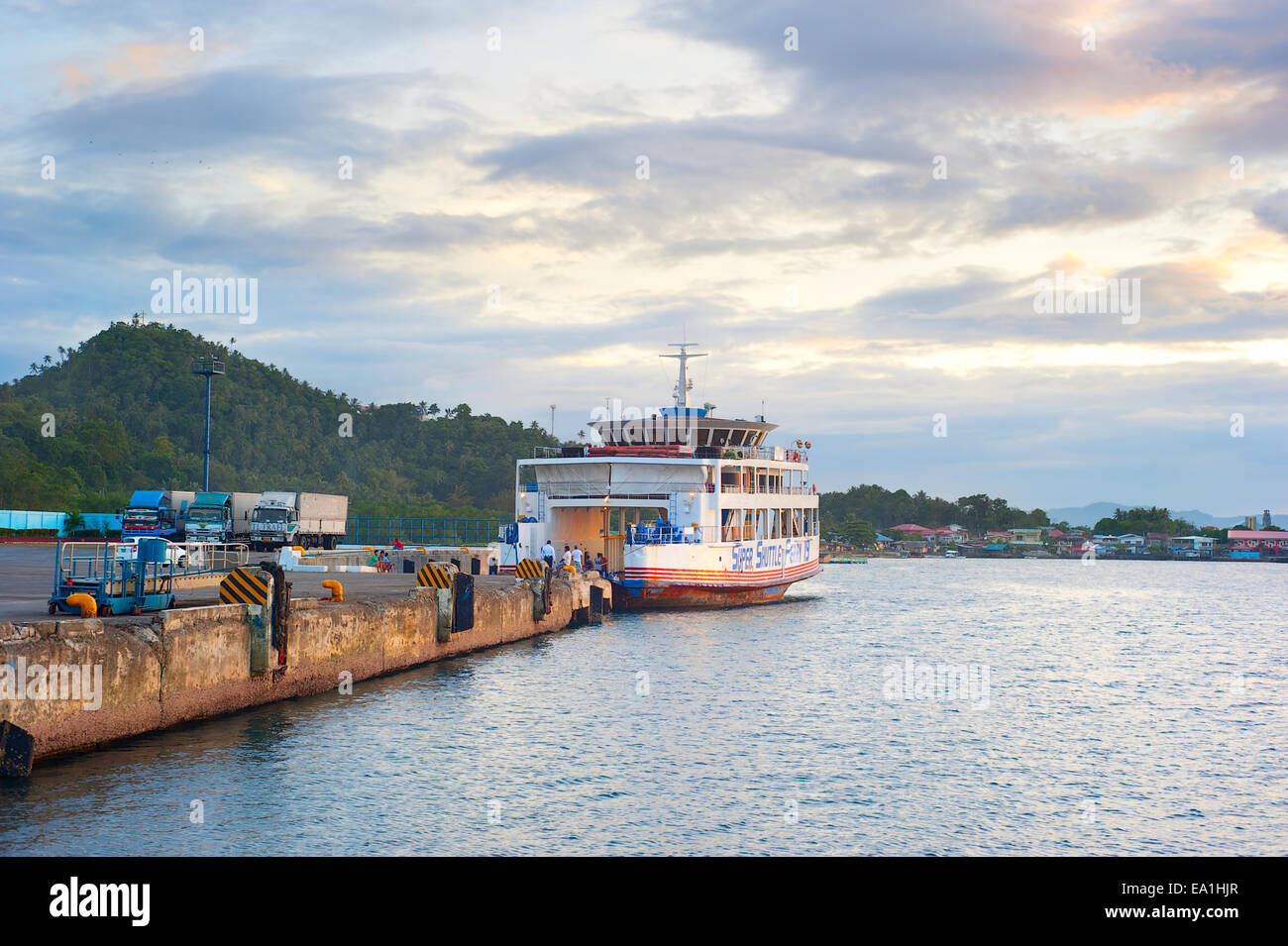 Ferry boat, Philippines Stock Photo Alamy