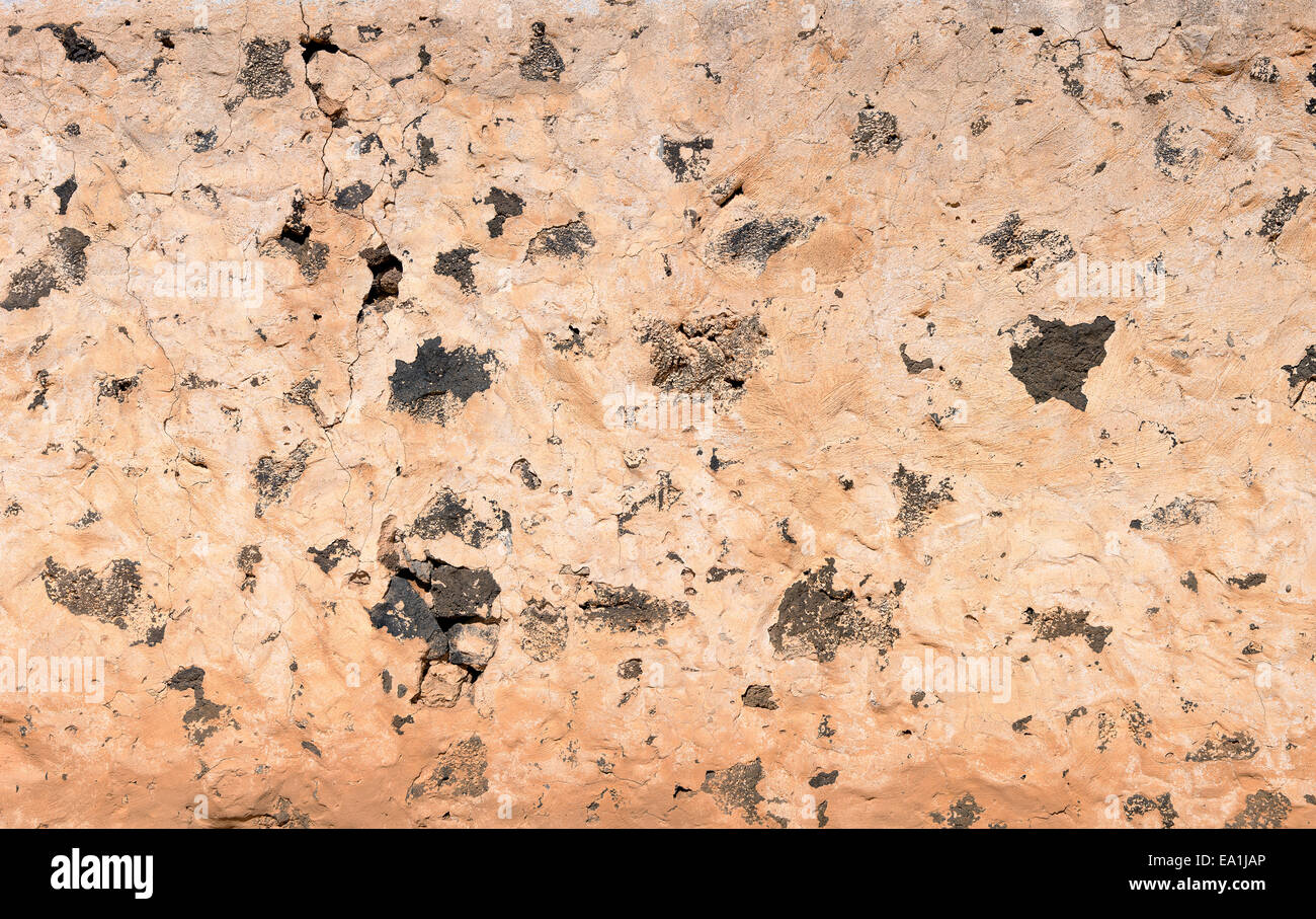 Old Canarian house wall Stock Photo
