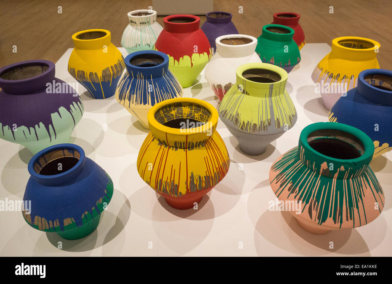 Ai Weiwei Han Dynasty Vases Stock Photos Ai Weiwei Han Dynasty