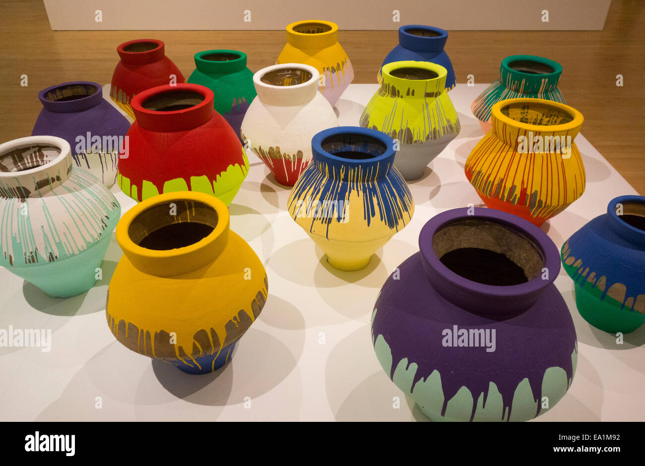 Ai Weiwei Han Dynasty Vases Stock Photos Ai Weiwei Han Dynasty