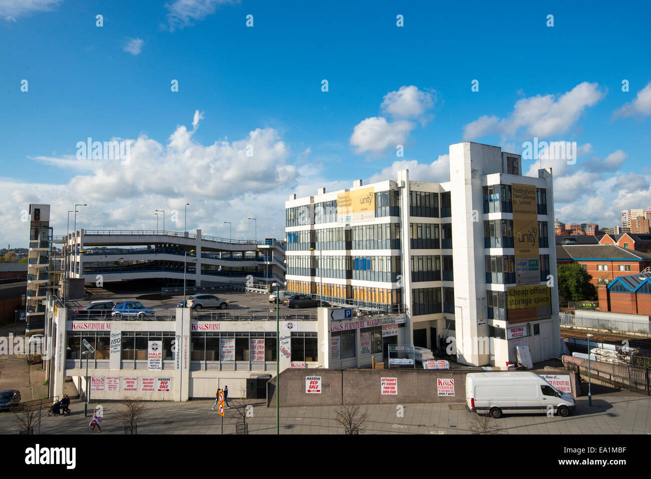 An elevated view of the new Unity Square development (Sovereign House