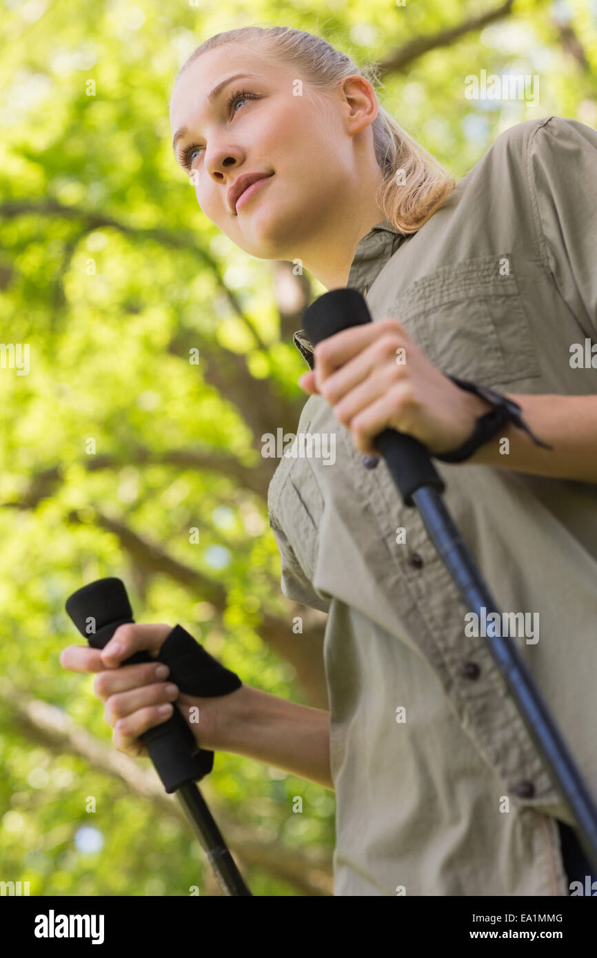 Walking Stick Woman High Resolution Stock Photography and Images - Alamy