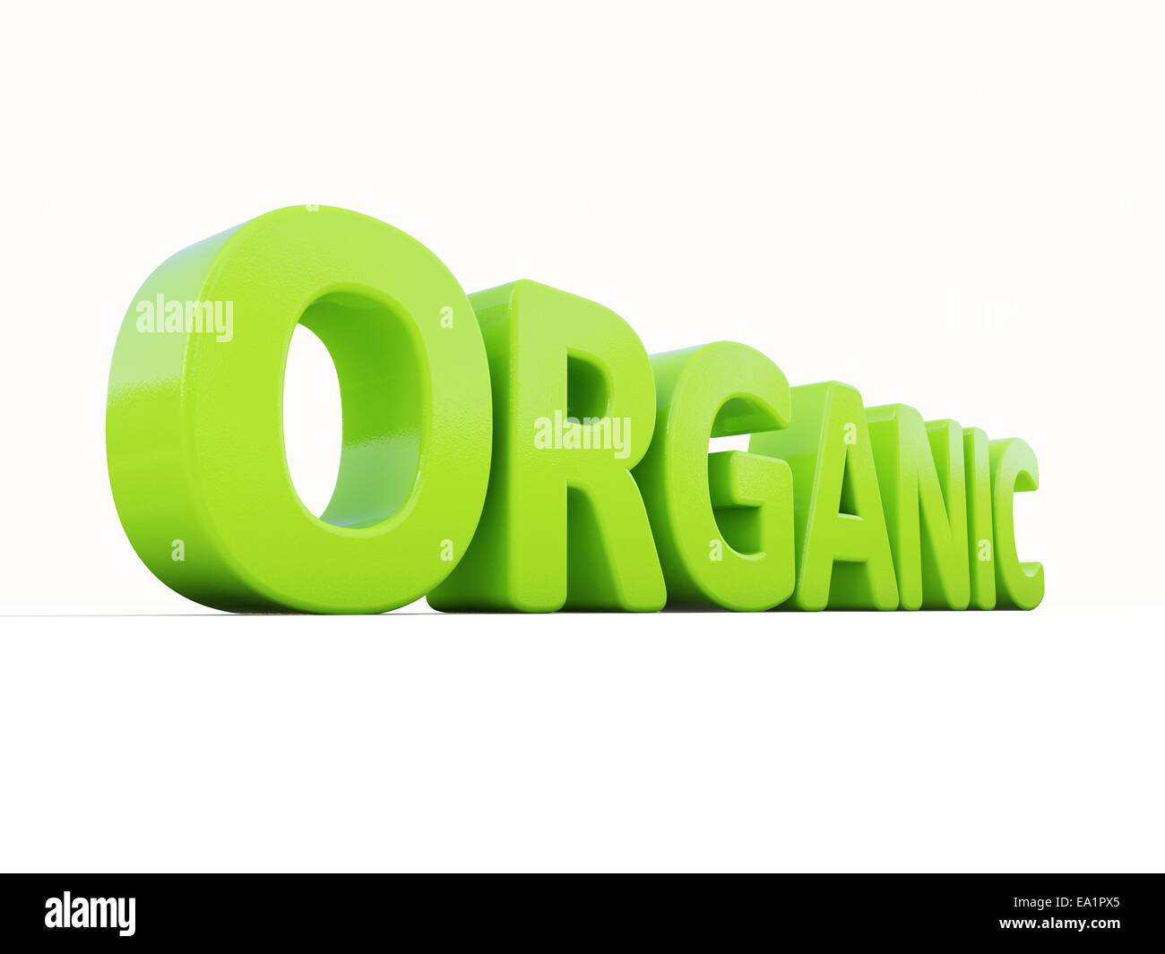 3d organic Stock Photo