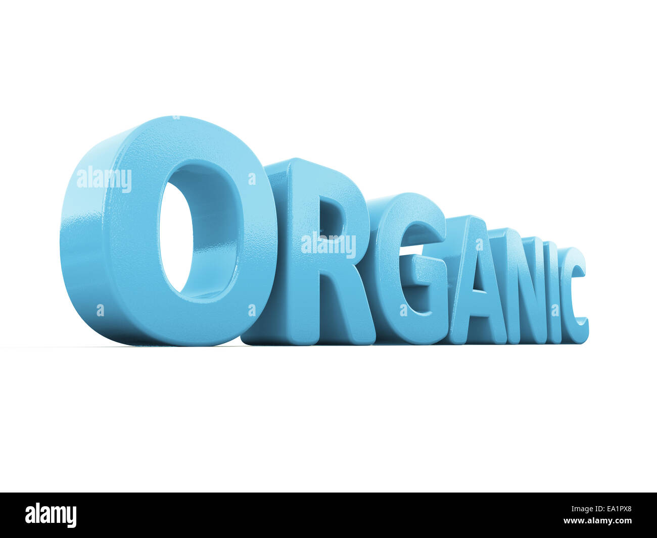 3d organic Stock Photo