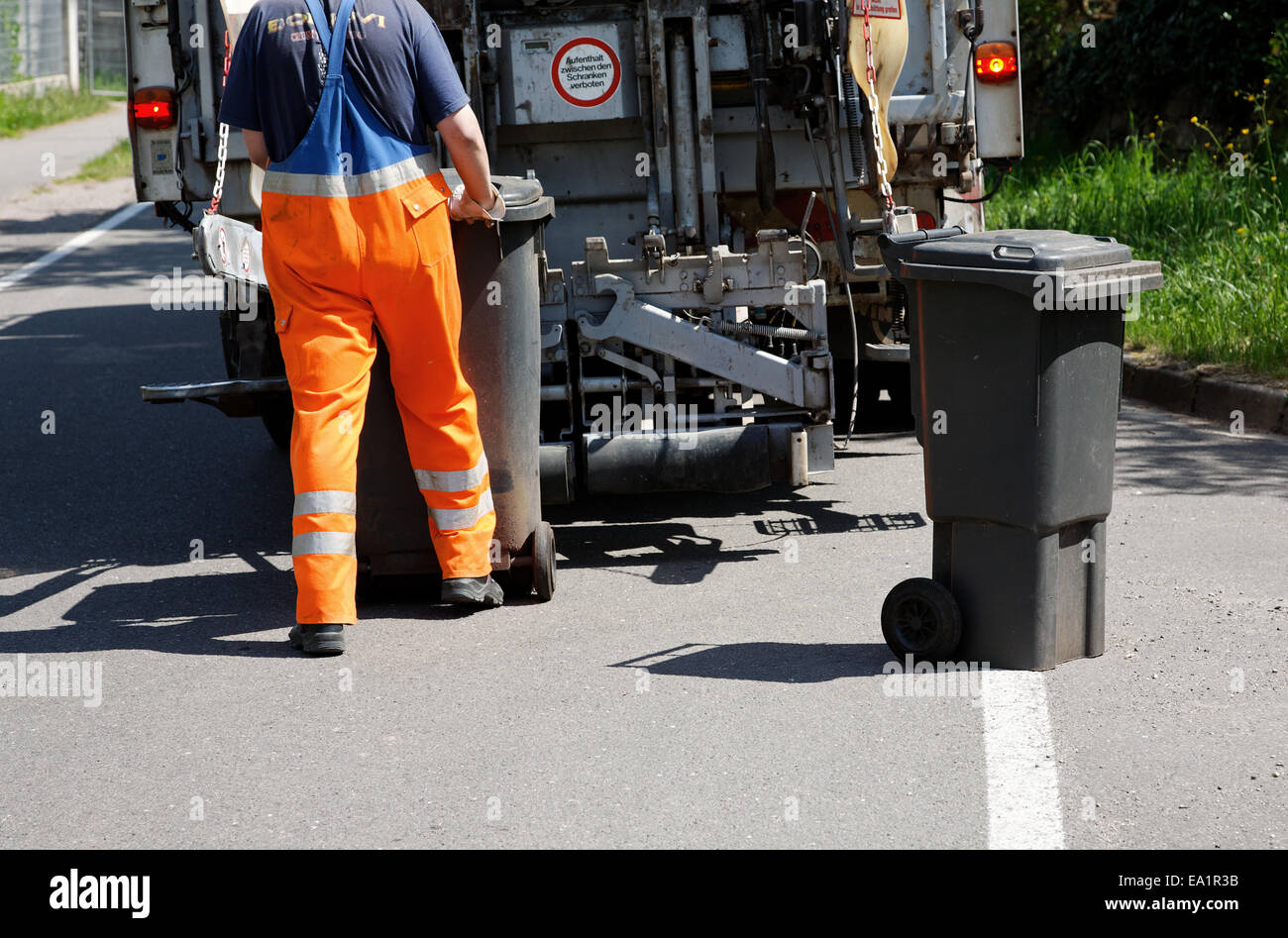 Refuse collection Stock Photo