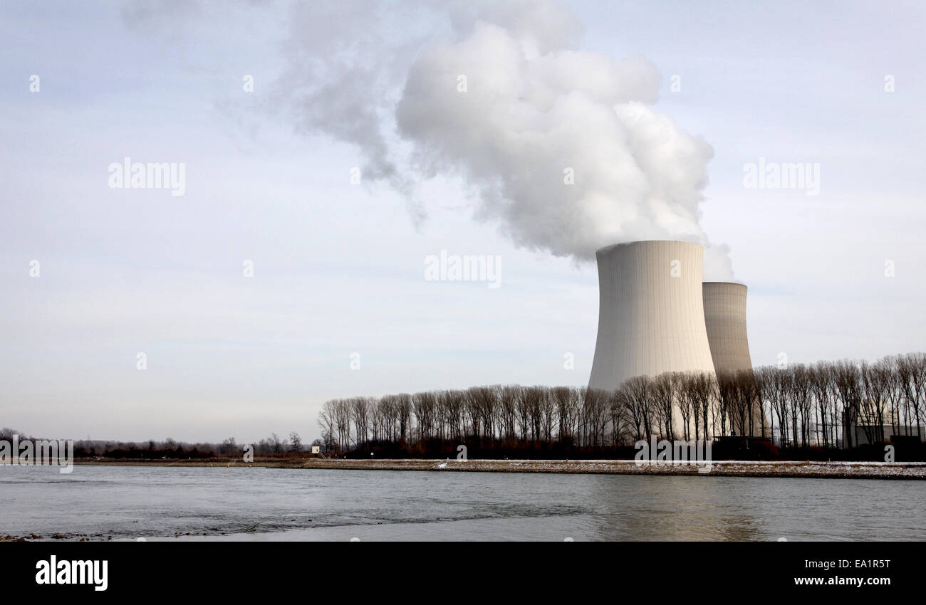 Nuclear Power Plant Stock Photo