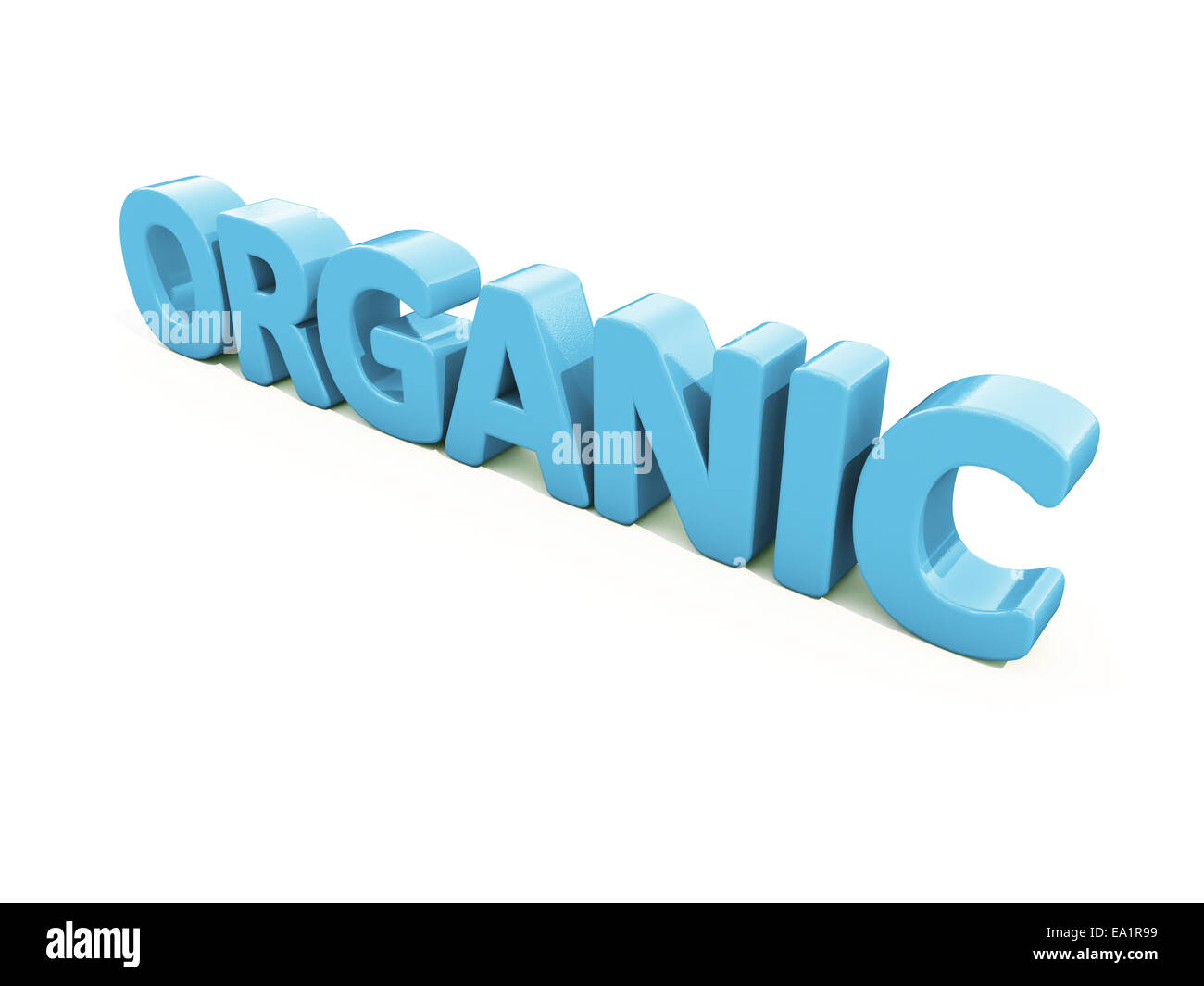 3d organic Stock Photo