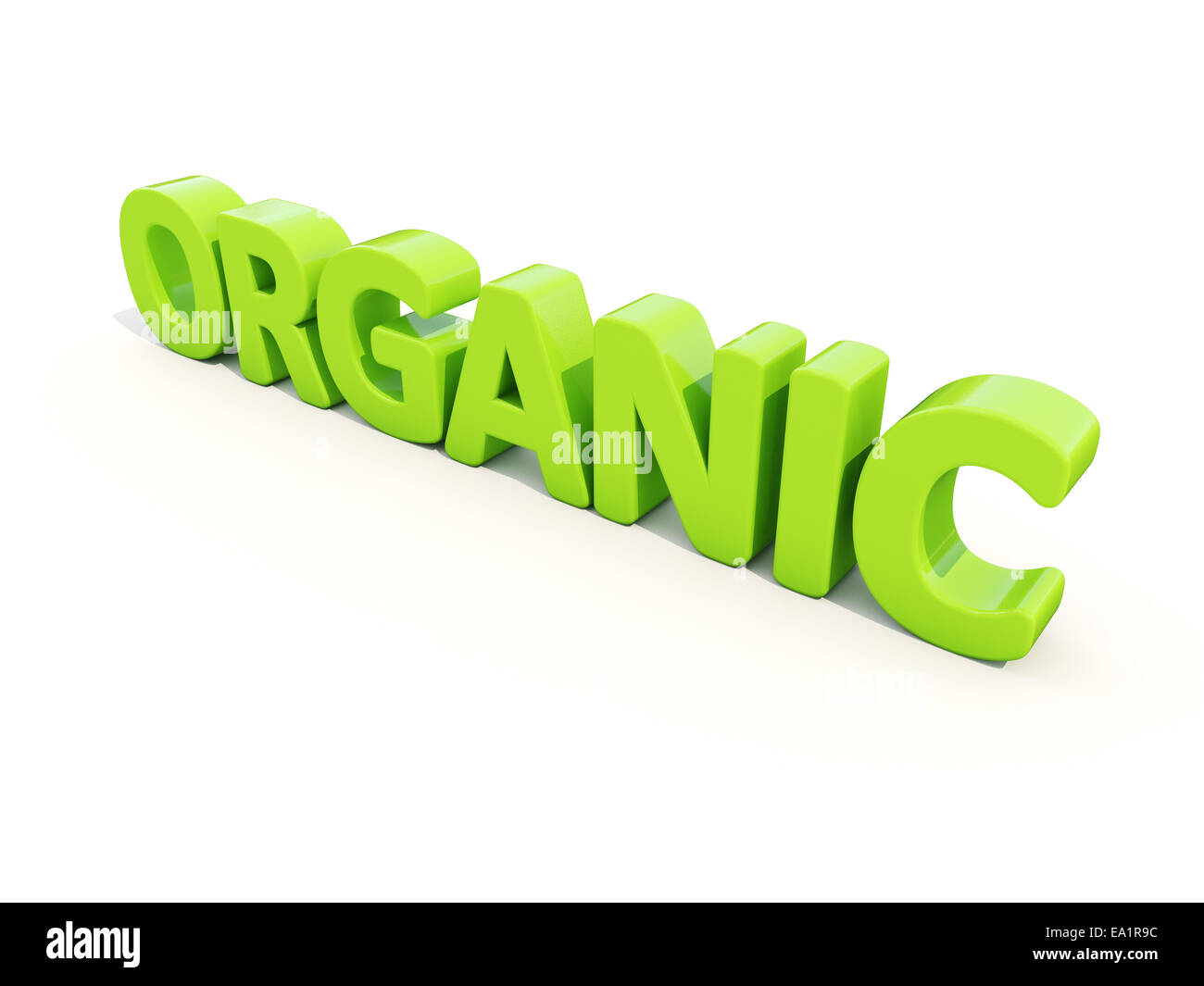 3d organic Stock Photo