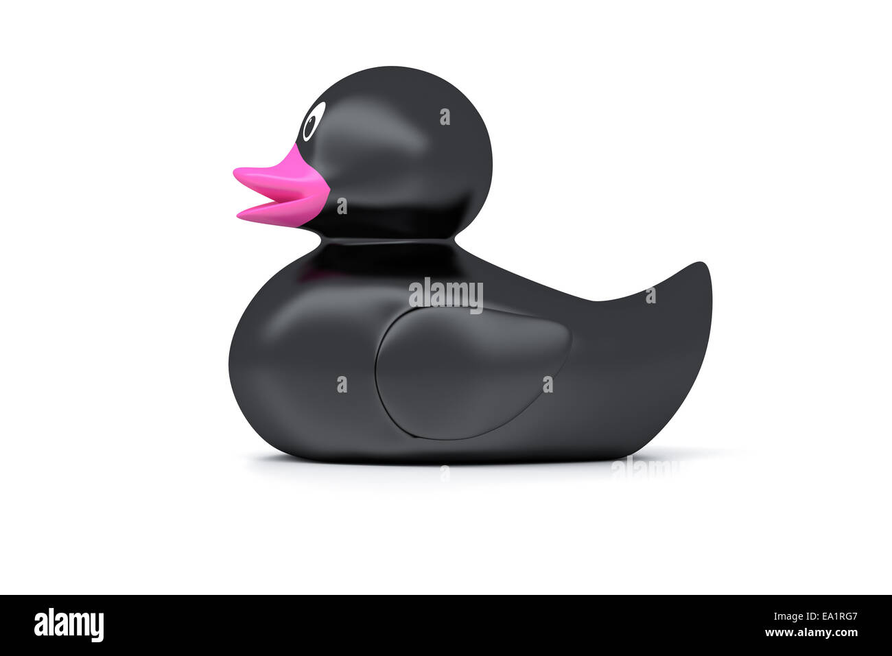 black rubber duck Stock Photo Alamy