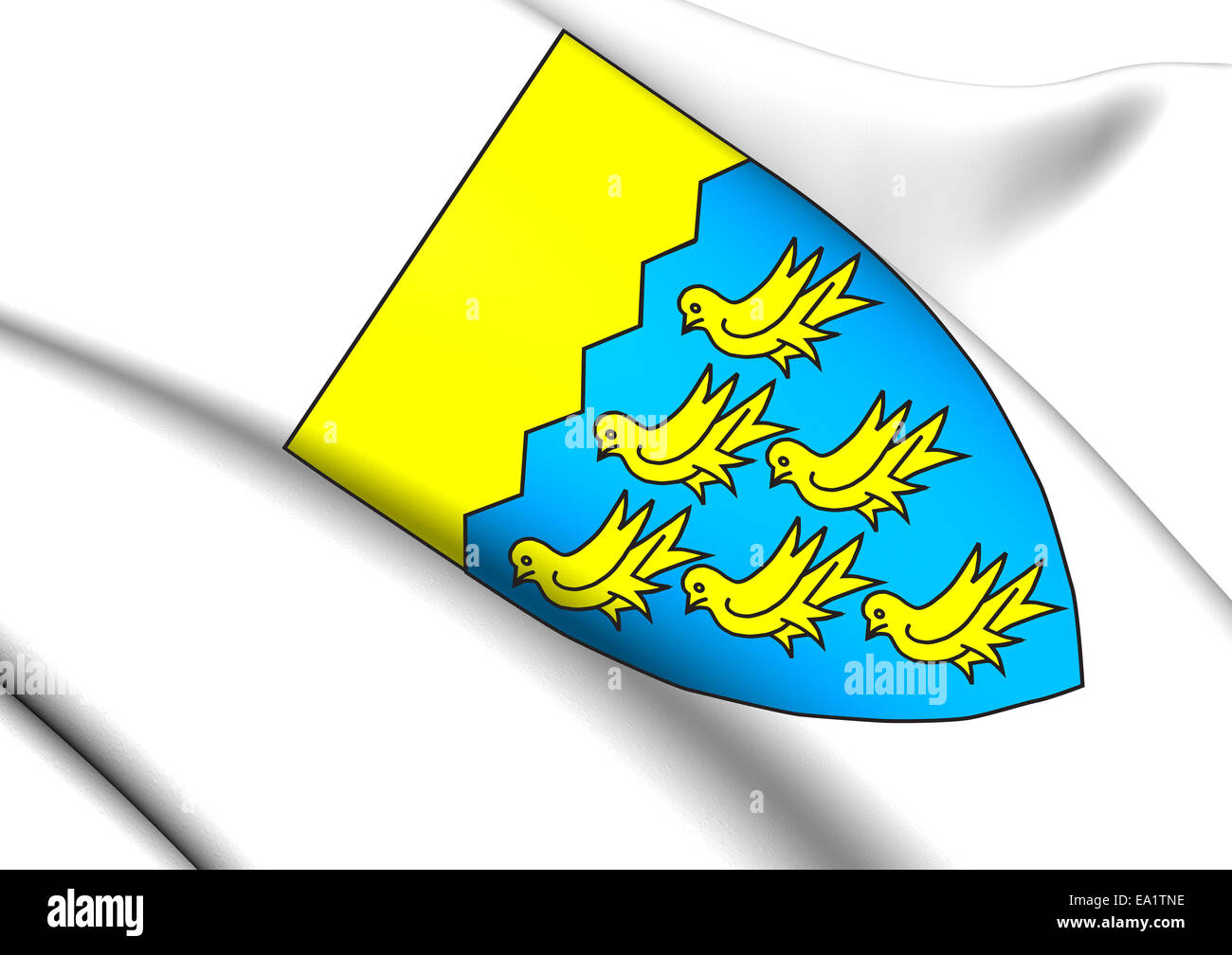West Sussex Coat of Arms Stock Photo - Alamy