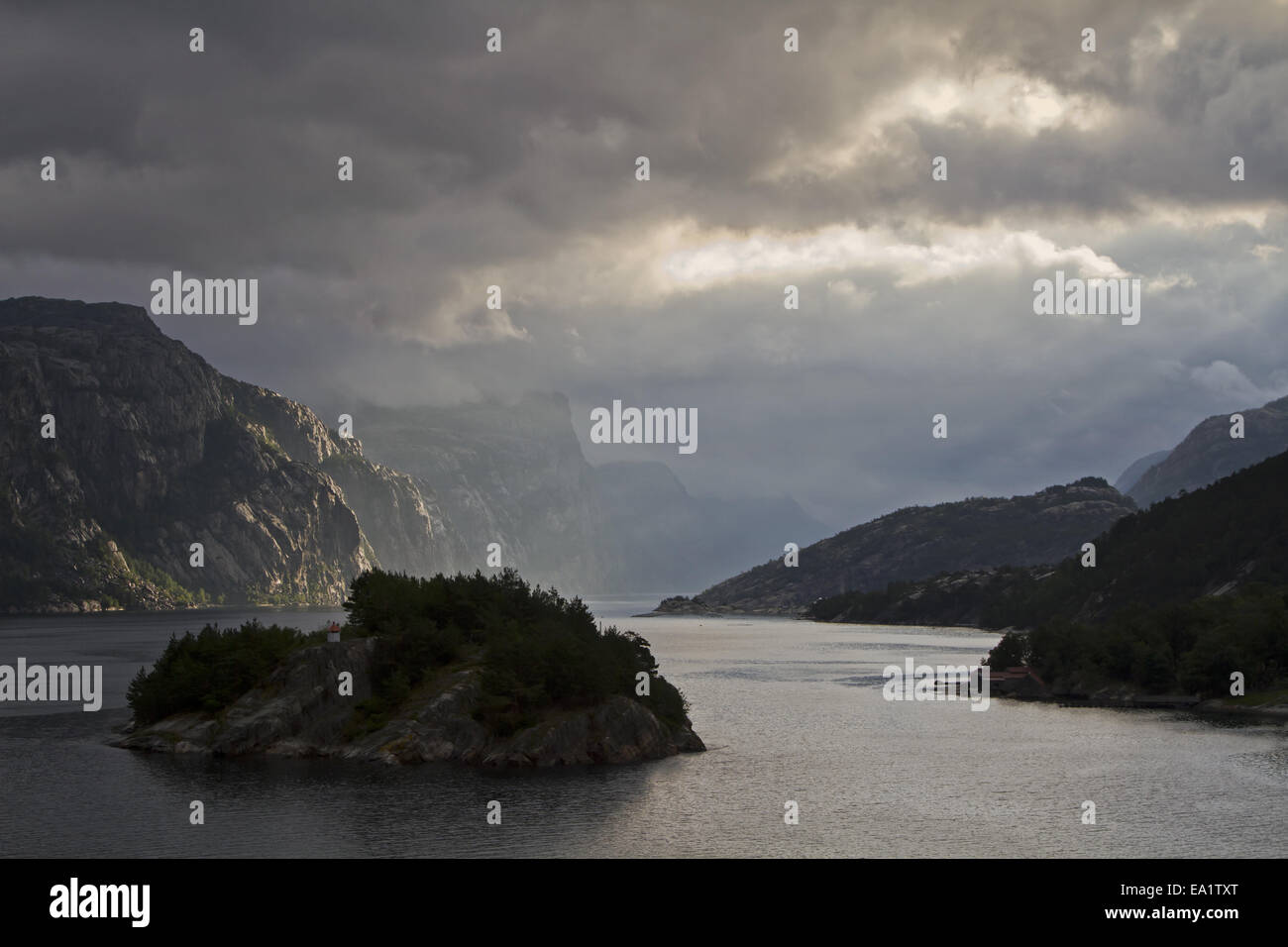 Lysefjord Stock Photo