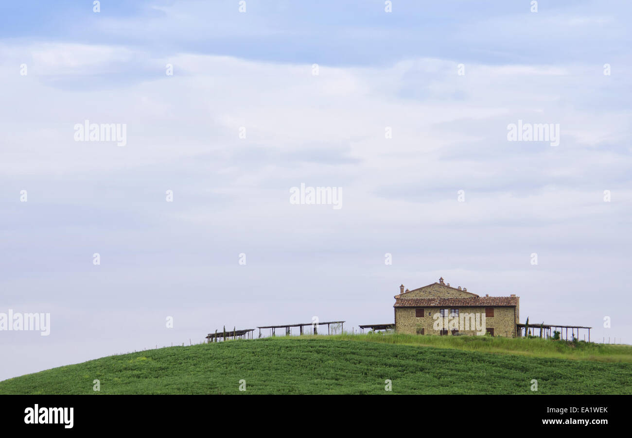 Farmhouse in Tuscany Stock Photo - Alamy