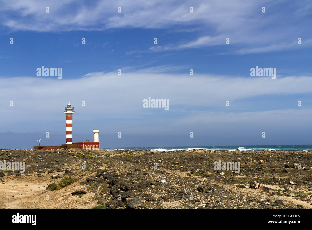 The lighthouse of Toston Stock Photo