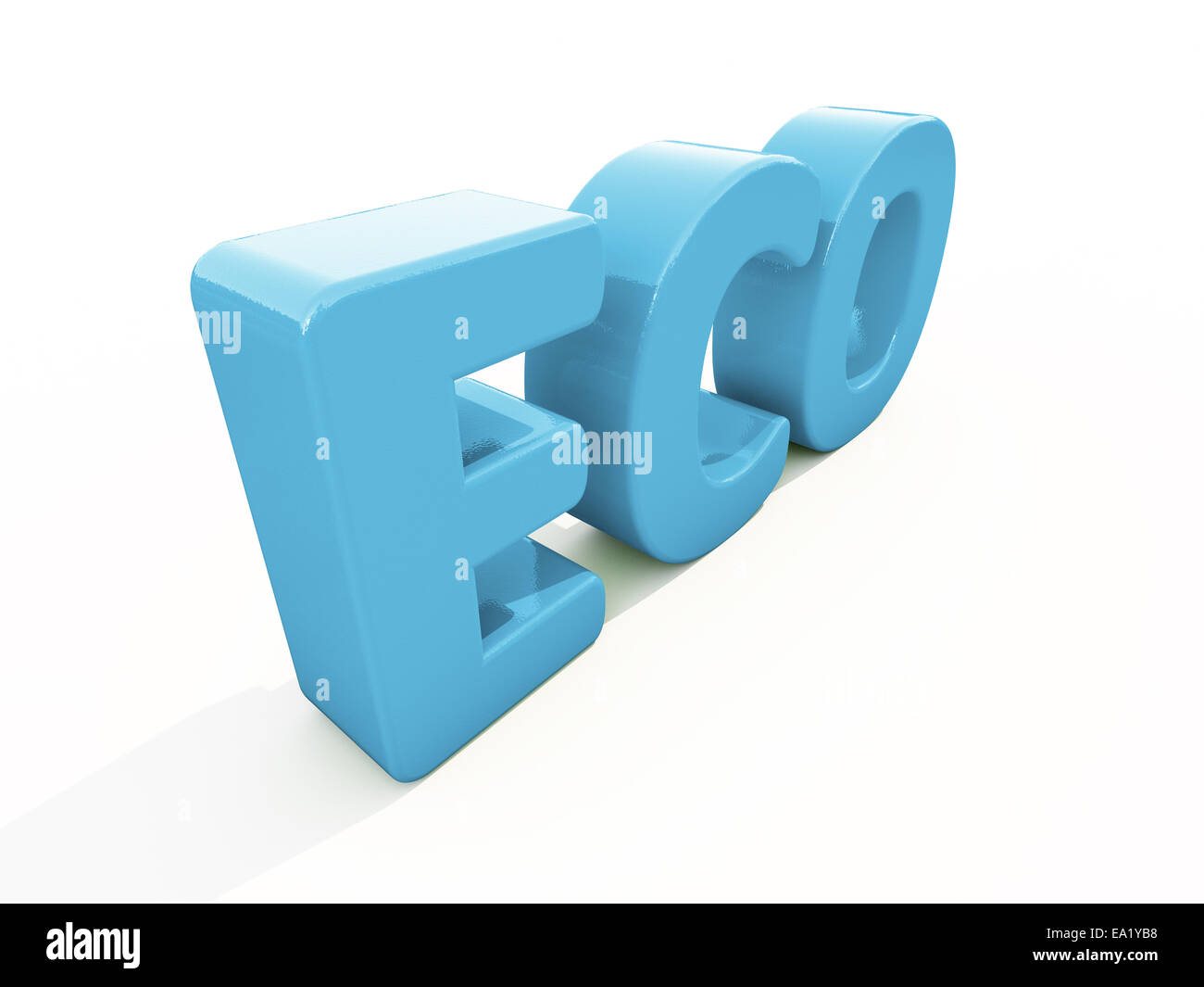 3d Eco Stock Photo