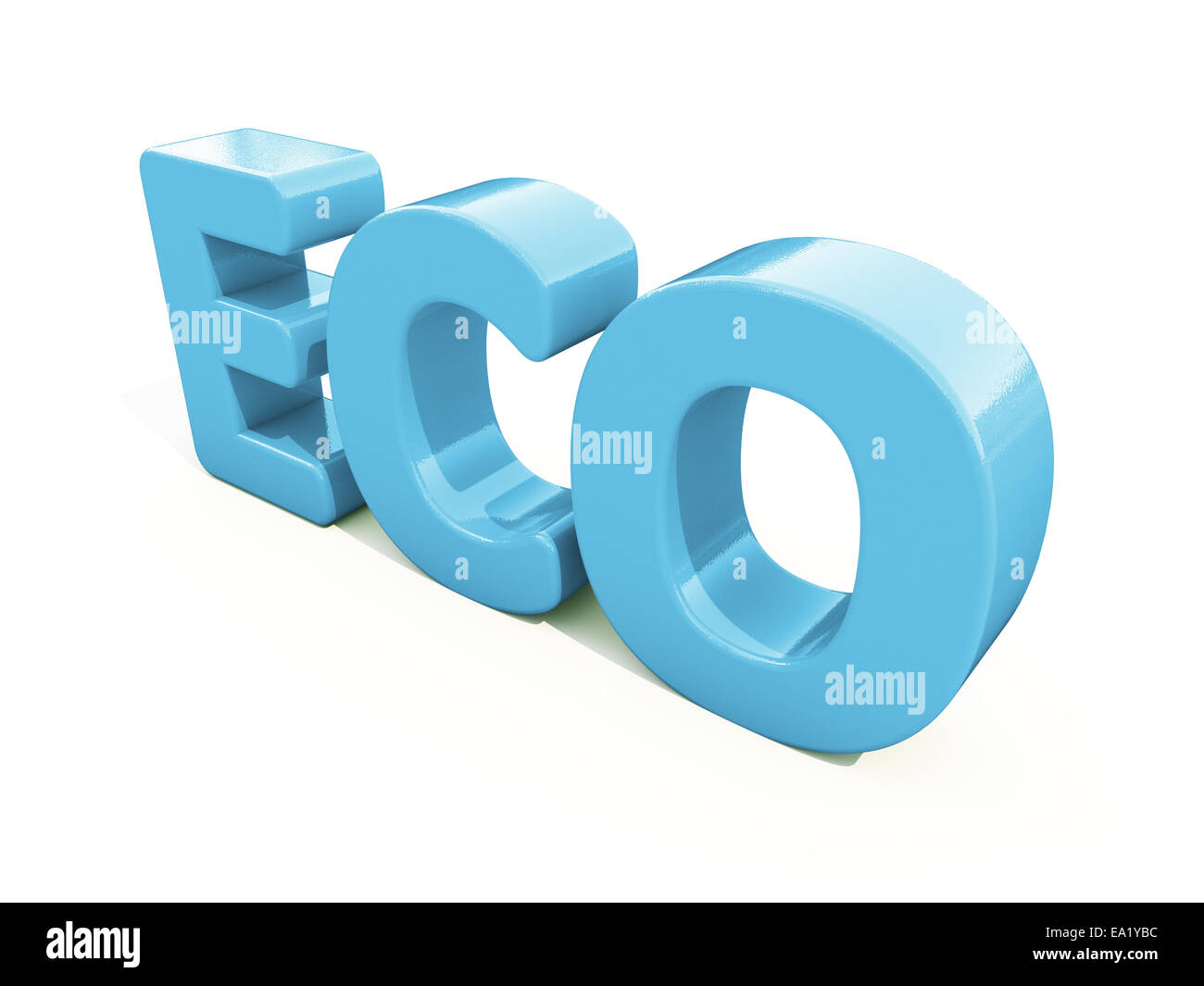 3d Eco Stock Photo
