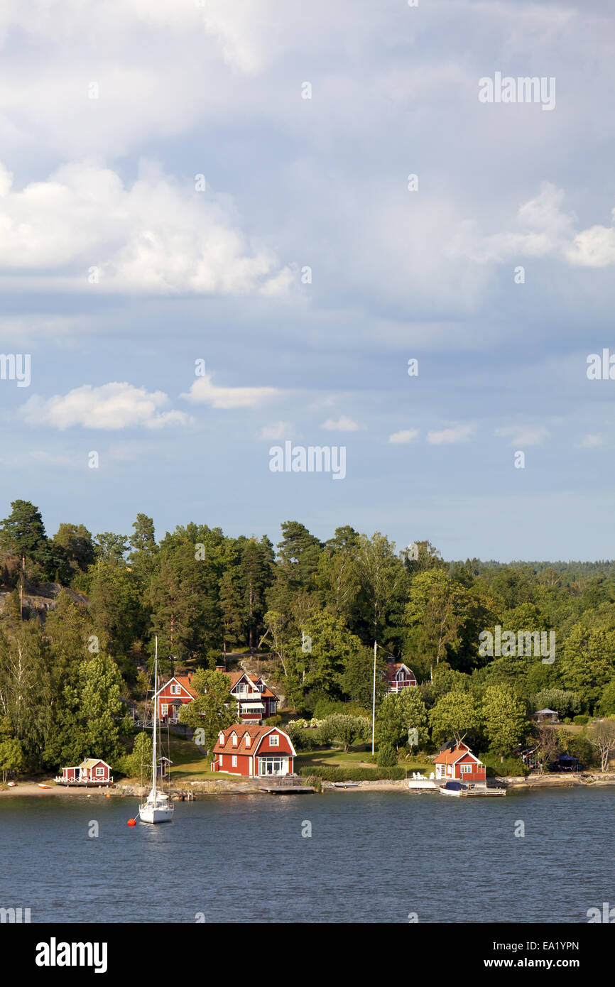 Swedish  archipelago Stock Photo