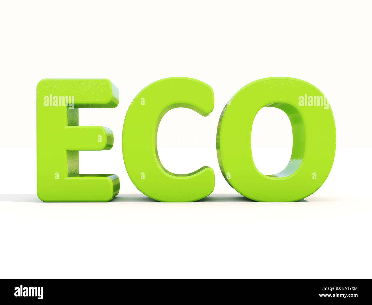 3d Eco Stock Photo