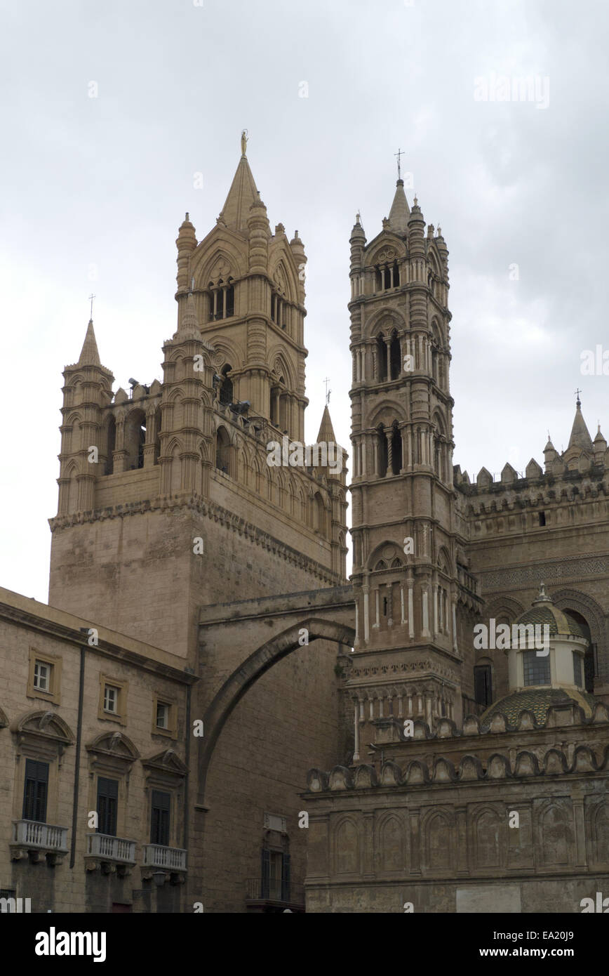 Cathedral in Palermo Stock Photo