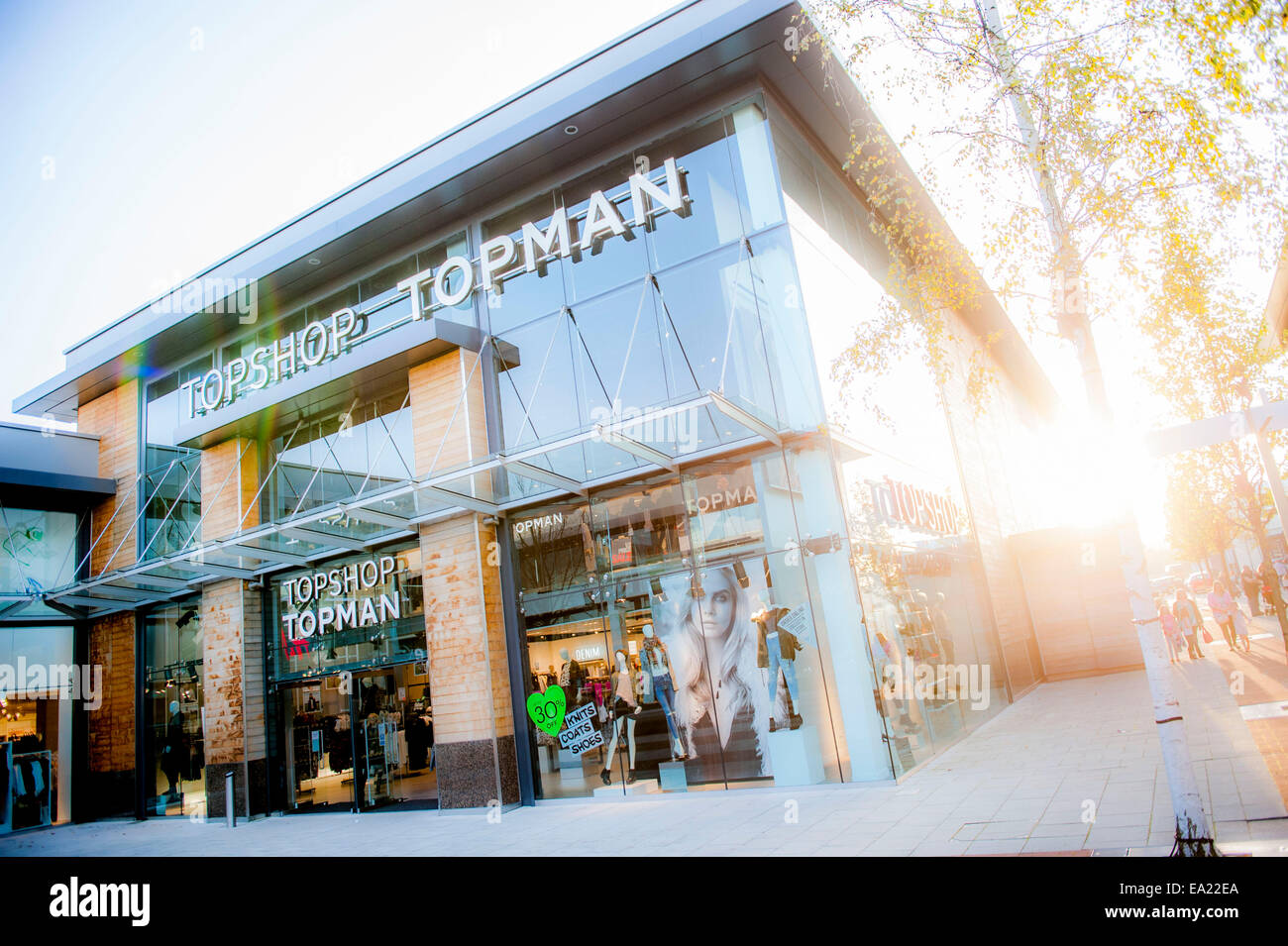 arty shots of M&S Marks and Spencers store at British Land Whiteley
