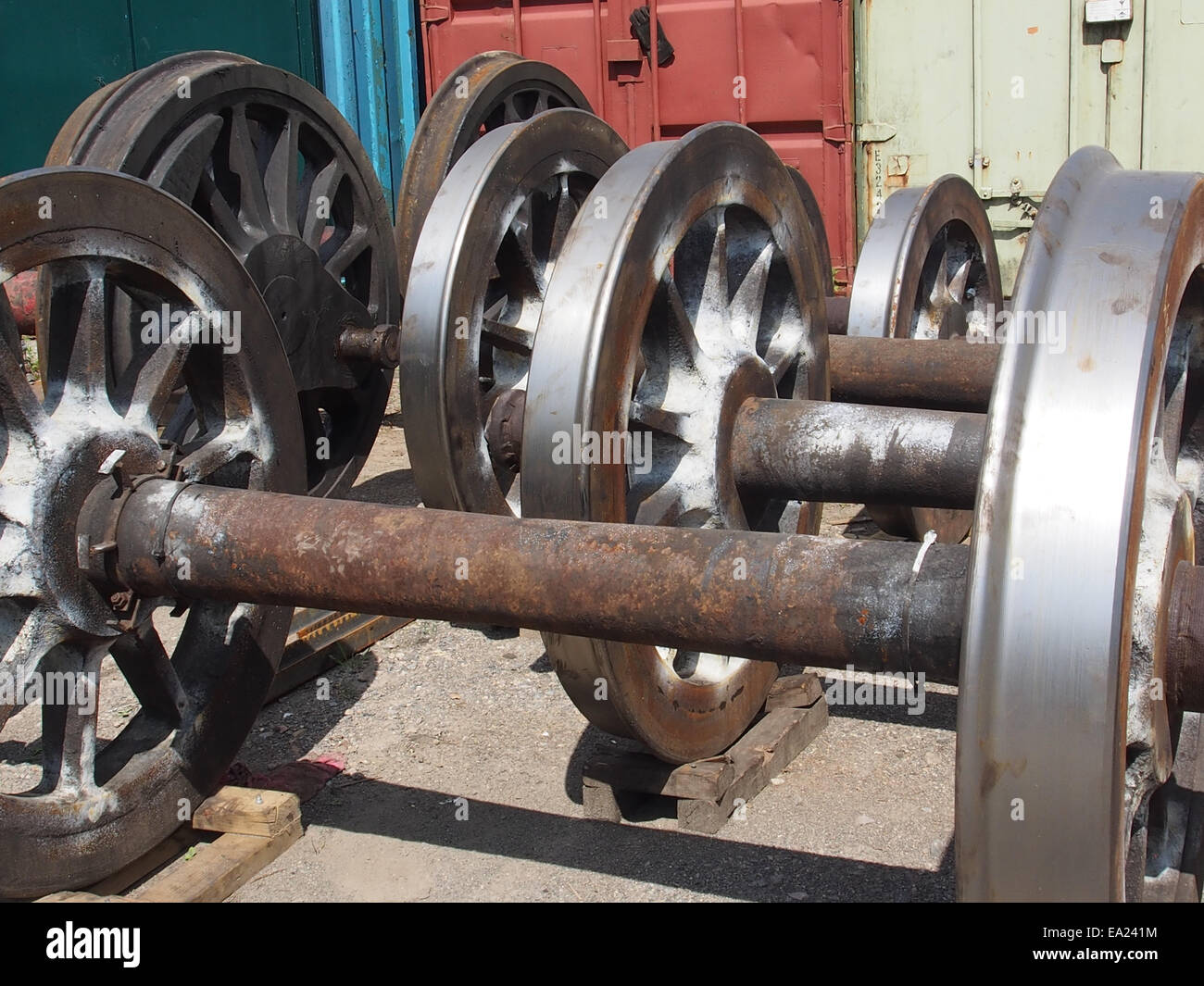 Rail wheels and axle hires stock photography and images Alamy