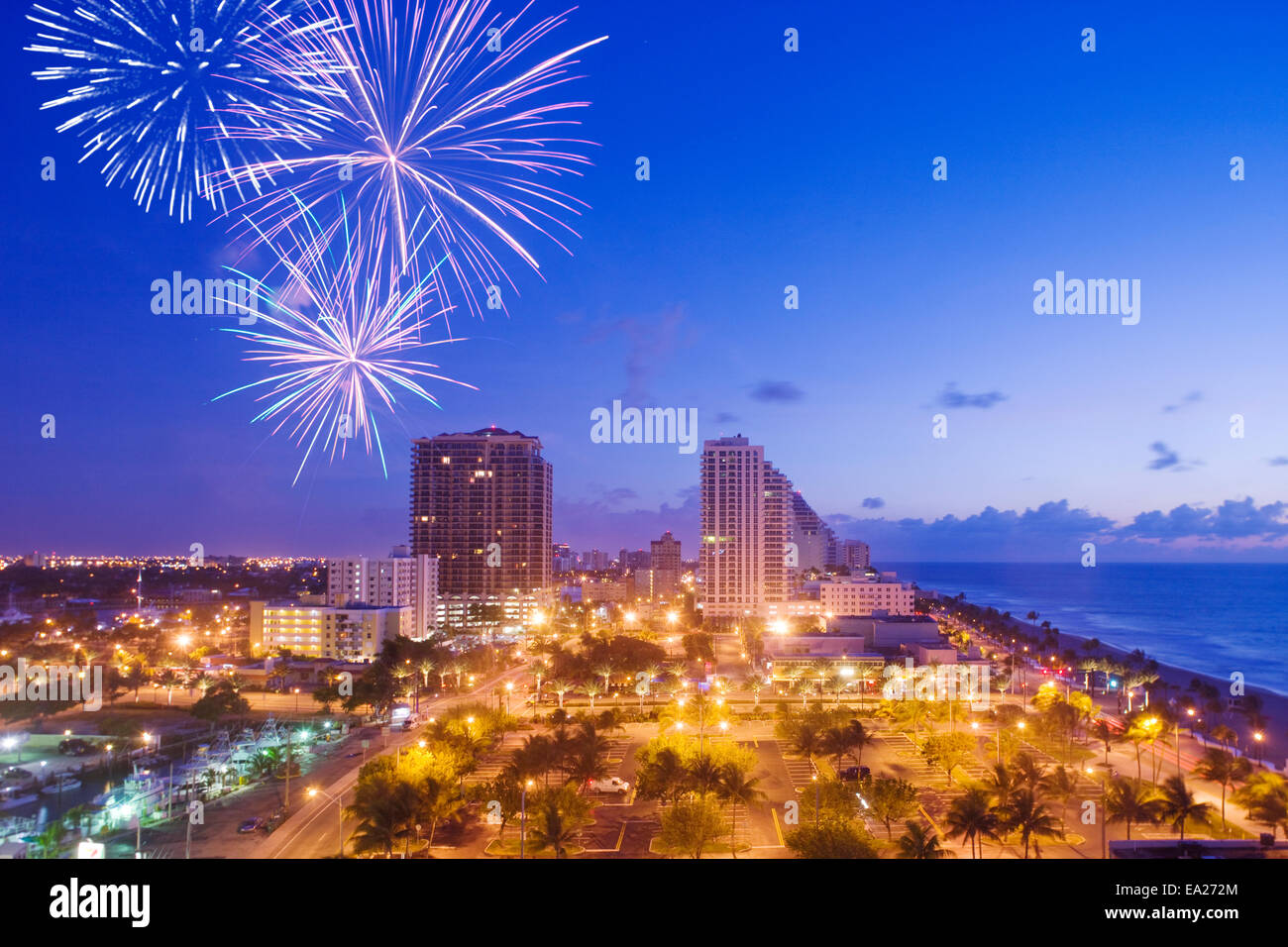 Fort lauderdale skyline hires stock photography and images Alamy