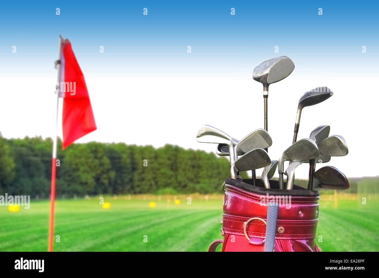 Golf bag flag hires stock photography and images Alamy