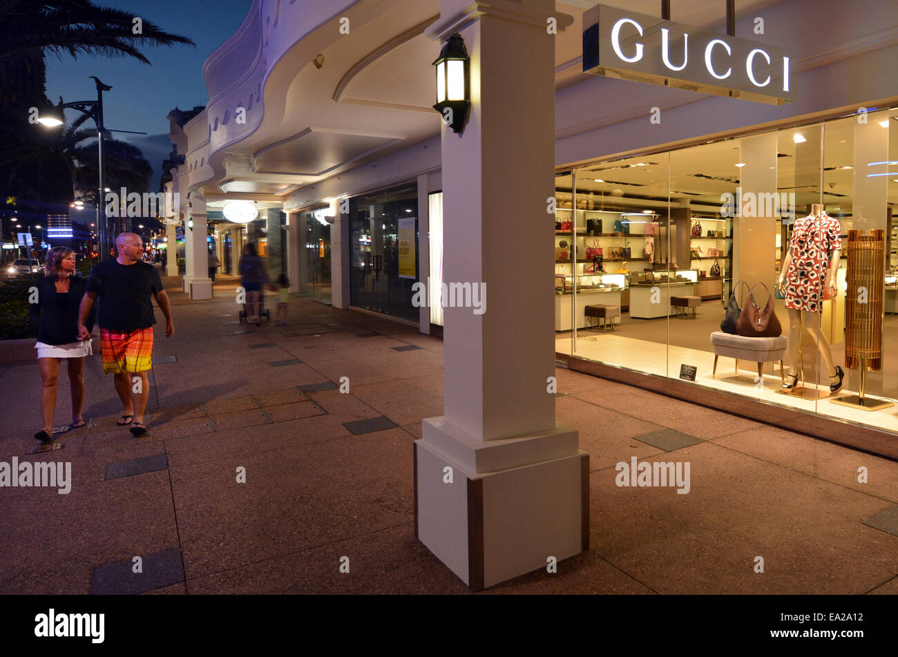 SURFERS PARADISE, AUS - OCT 26 2014:Gucci shop.In 2013 the brand was Stock  Photo - Alamy