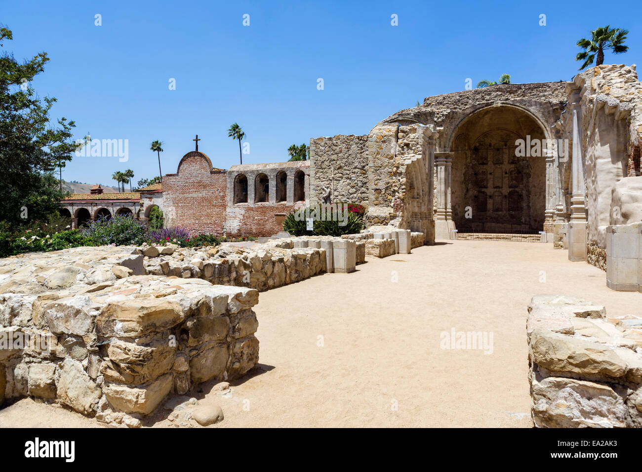 Ruins of the Great Stone Church, Mission San Juan Capistrano, San Juan