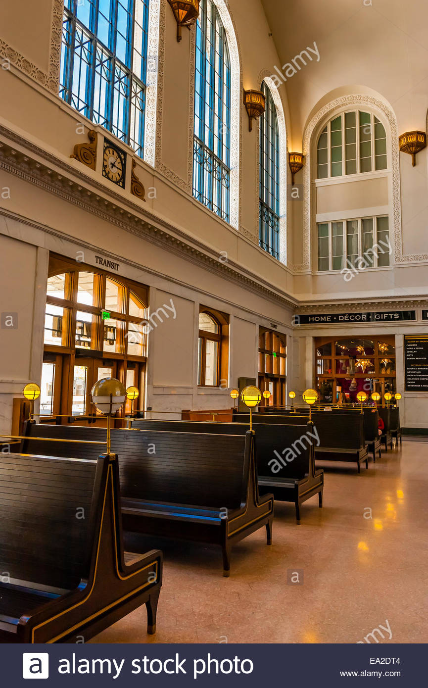 The Great Hall Of The Newly Renovated Union Station In Downtown