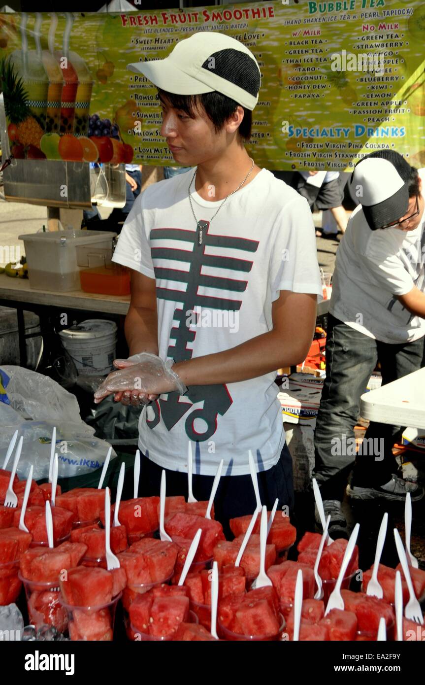 asian milk seller photo Asian milk seller photo