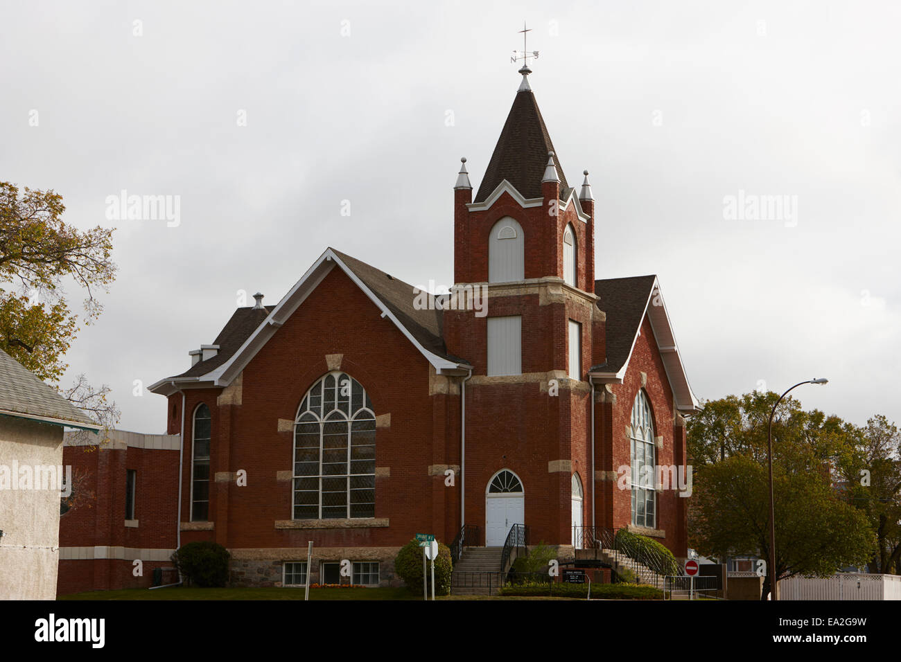 first united church swift current Saskatchewan Canada Stock Photo