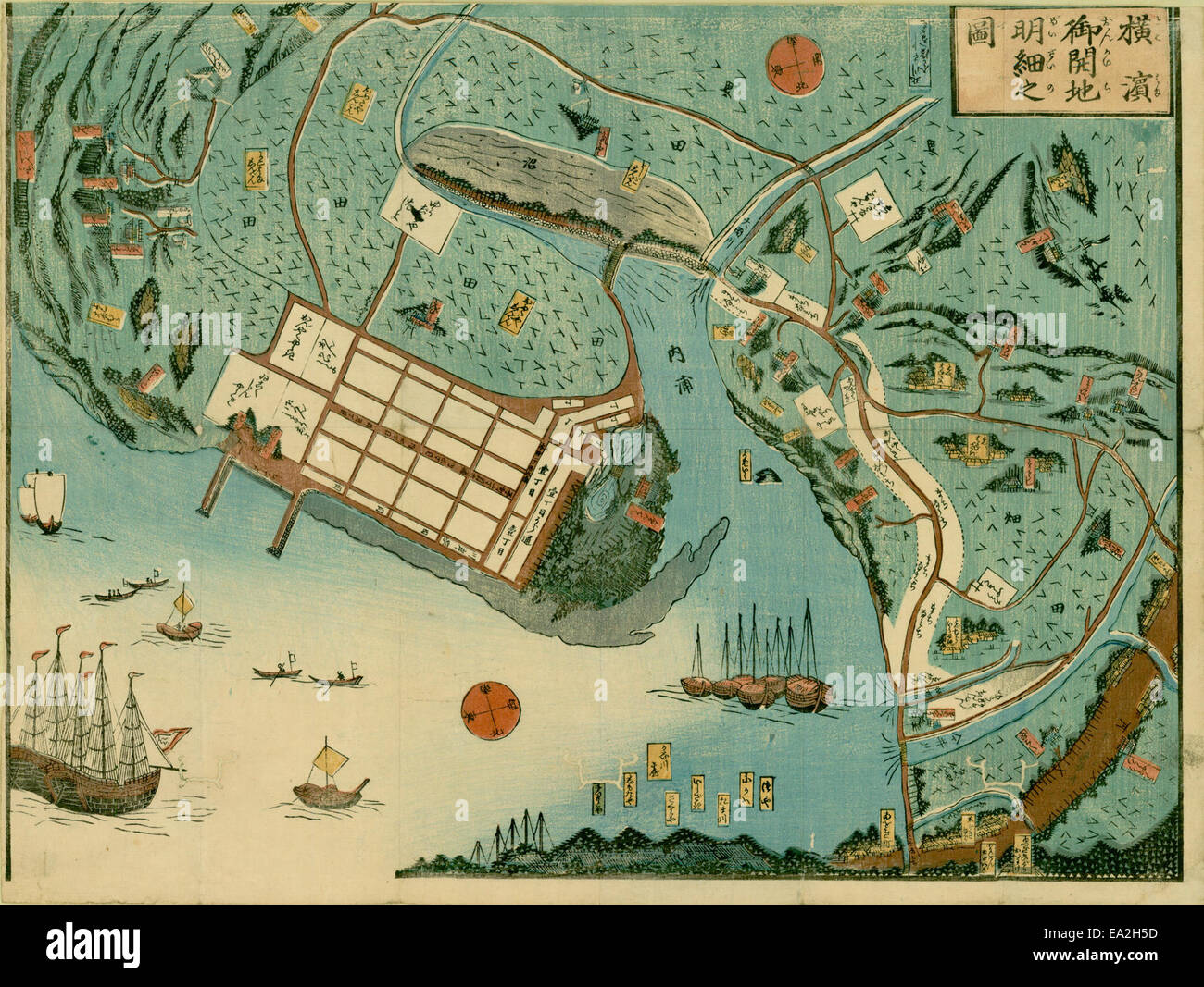 Yokohama map hi-res stock photography and images - Alamy Yokohama map hi-res stock photography and images - Alamy