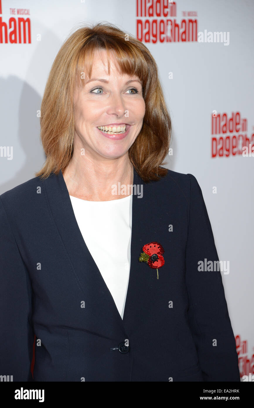 London, UK, 5th Nov 2014 :  Kay Burley attends the Made In Dagenham press night at Adelphi Theatre Strand, London. Credit:  See Li/Alamy Live News Stock Photo