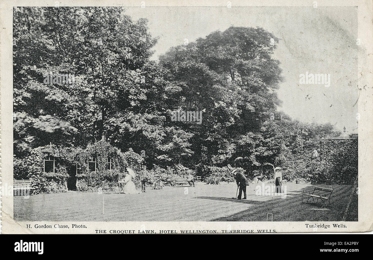 The croquet lawn Stock Photo Alamy