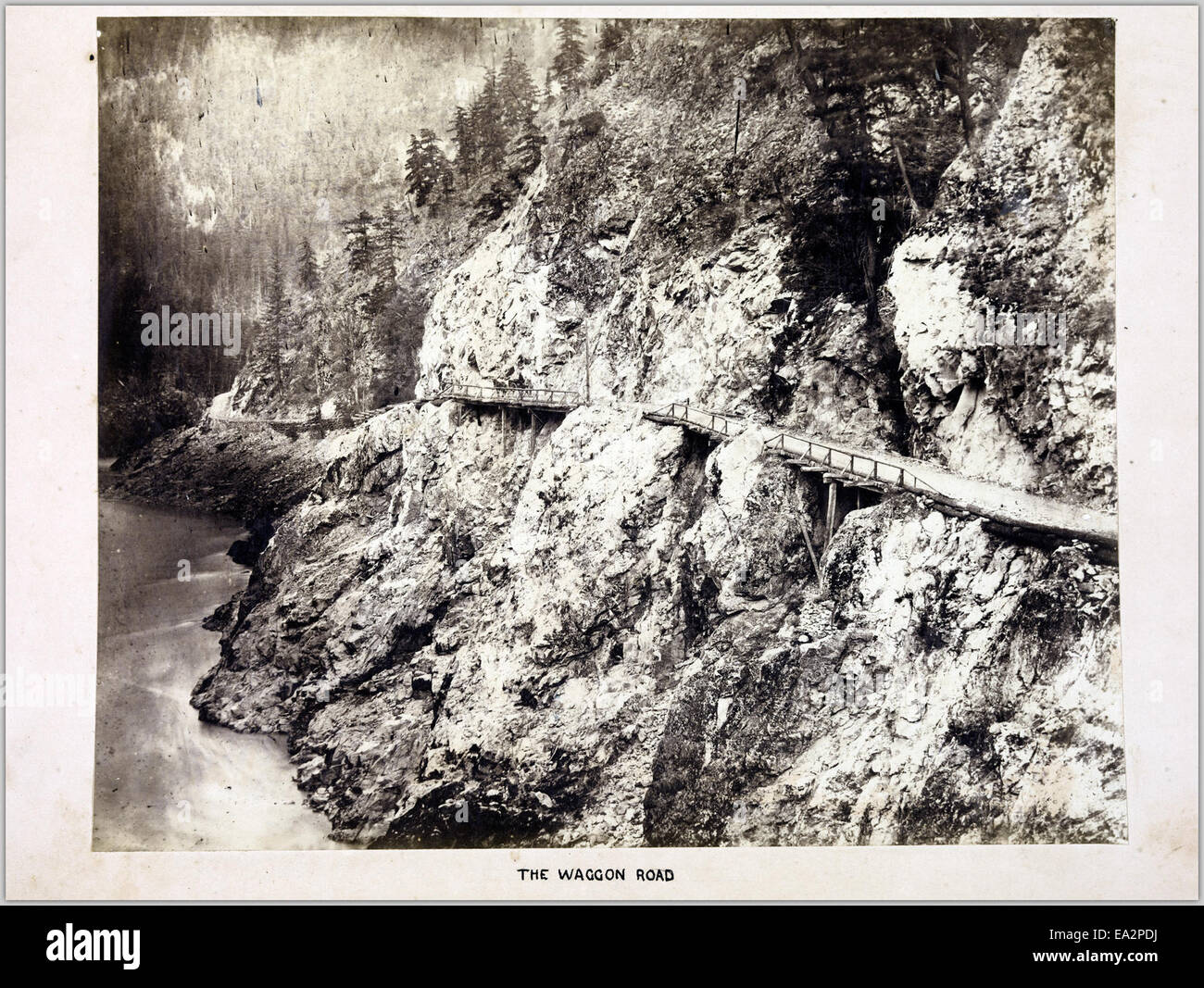 The waggon road Stock Photo Alamy