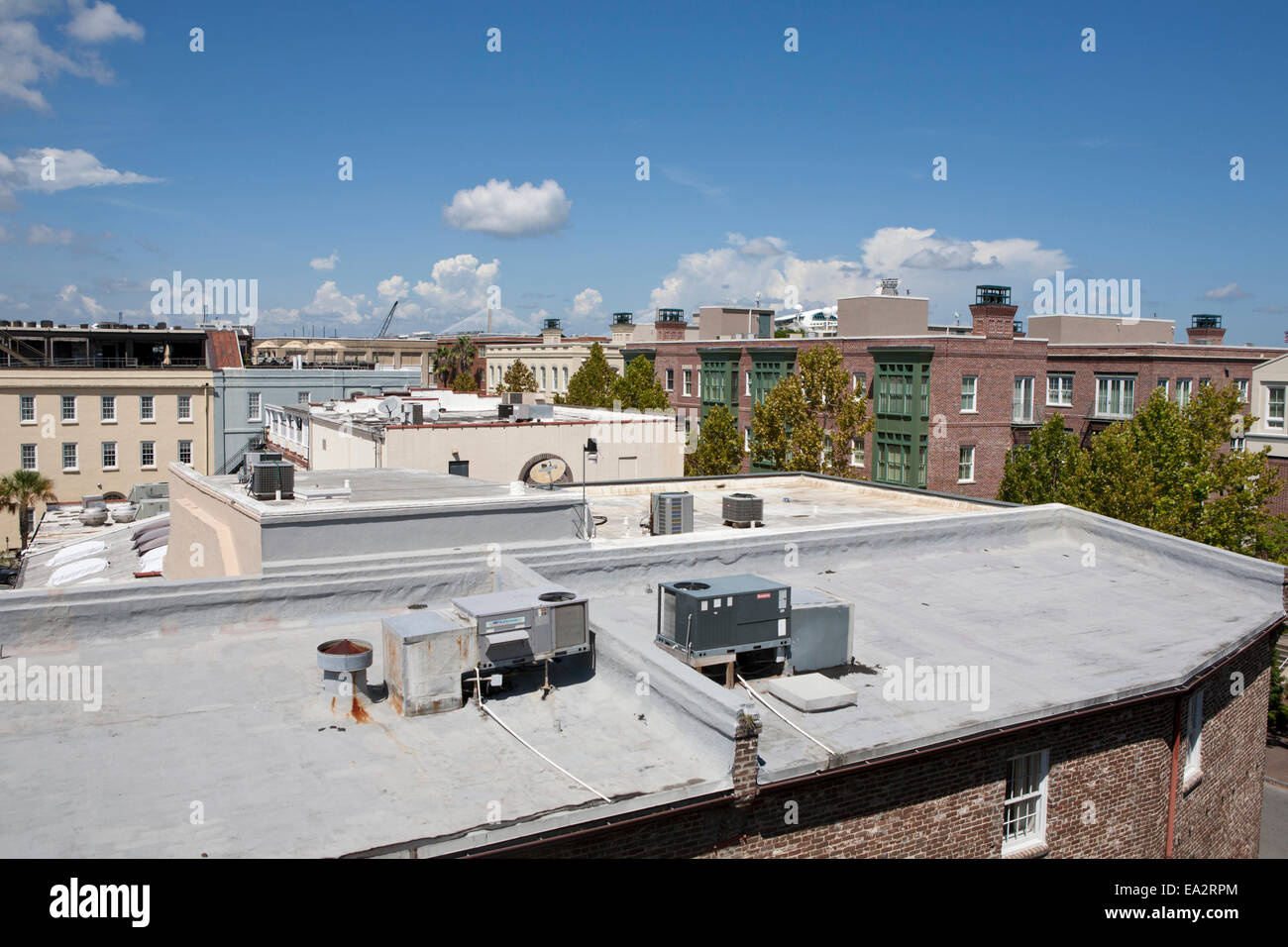 Rooftops in Charleston, South Carolina Stock Photo Alamy