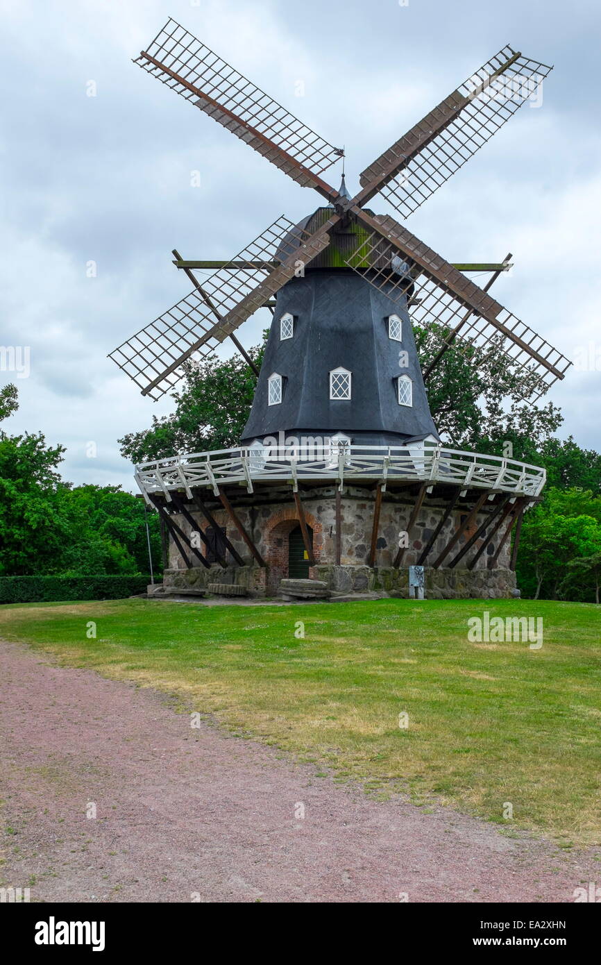 Traditional Swedish windmill, Malmo, Sweden, Scandinavia, Europe Stock