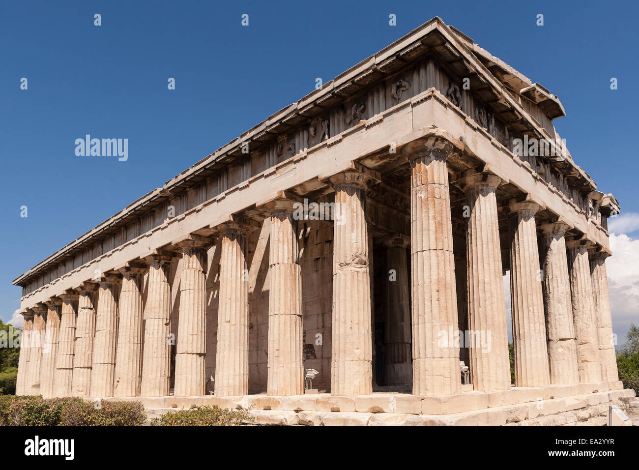 Temple of Hephaistos, Agora, Athens, Greece, Europe Stock Photo