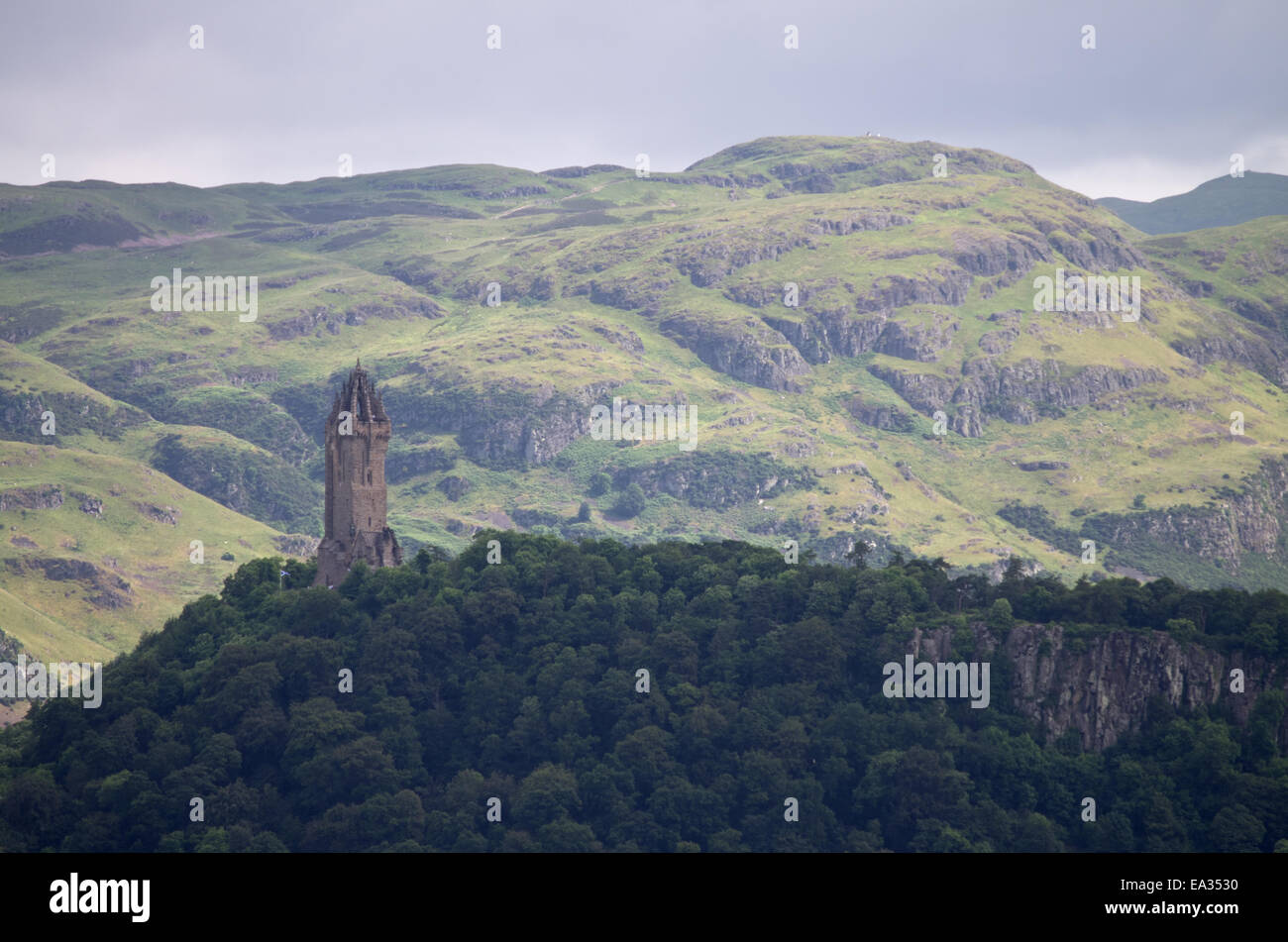 The National Wallace Monument Stock Photo