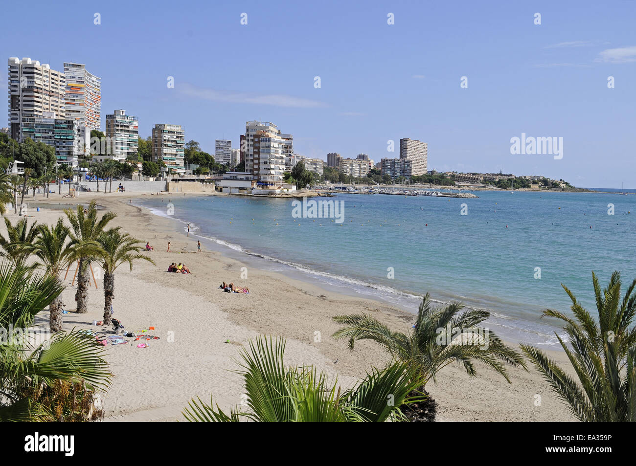 beach, La Albufereta, Alicante, Spain Stock Photo Alamy