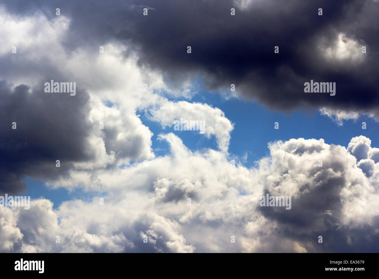 blue sky with clouds Stock Photo - Alamy