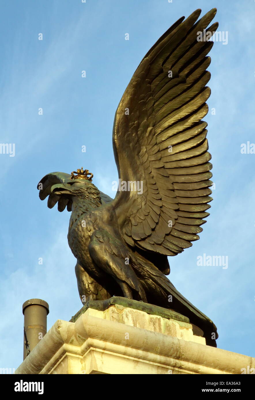 Eagle, Park des Bastions, Geneva, Switzerland Stock Photo