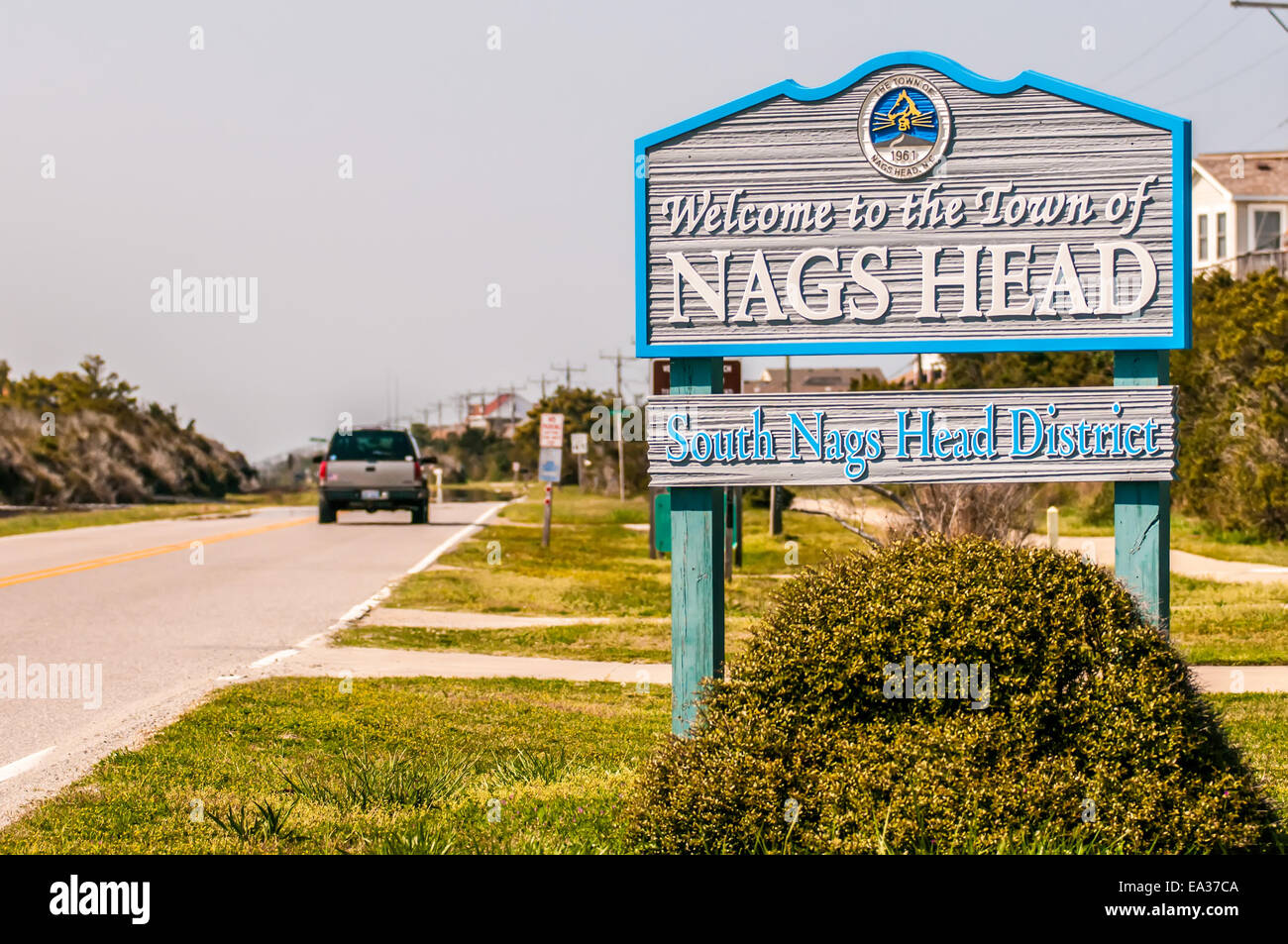 town of nags head scenes on outer banks nc Stock Photo Alamy