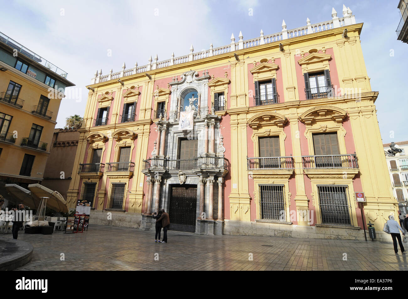 Bishop's Palace, Malaga, Spain Stock Photo