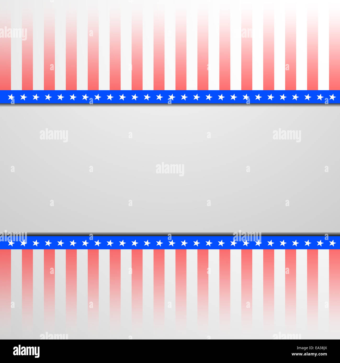 patriotic background with stars and stripes Stock Photo