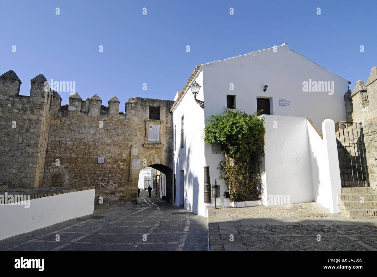 old town, Vejer de la Frontera, Spain Stock Photo