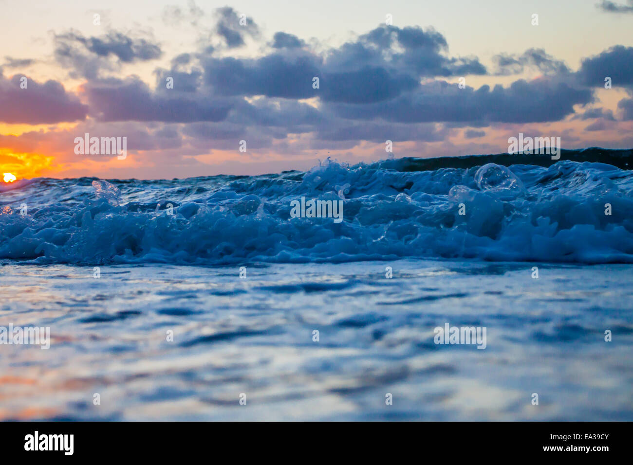 Sunset at the North Sea Stock Photo - Alamy